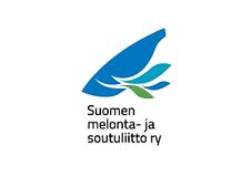 Suomen Melonta- ja Soutuliitto ry logo