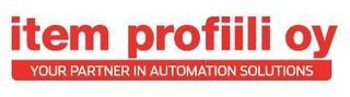 ITEM Profiili Oy/Ab logo