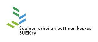 Suomen urheilun eettinen keskus SUEK ry, ruotsiksi Finlands centrum för etik inom idrotten FCEI rf logo