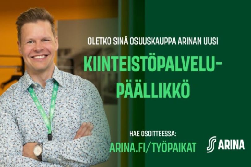 Kiinteistöpalvelupäällikkö, Osuuskauppa Arina